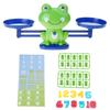 Детские пластиковые лягушки Весы Игрушка для изучения чисел Интерактивное занятие по счету с красочными формами Дошкольное образование