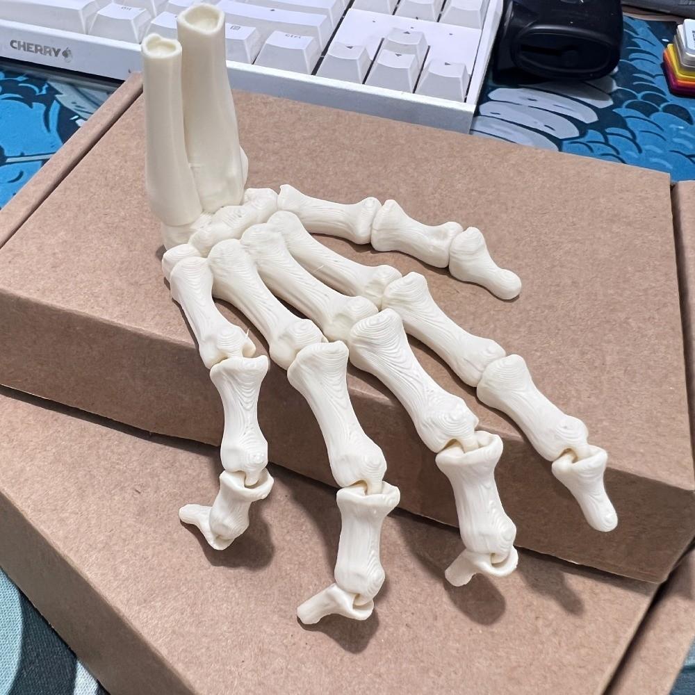 Realistic Design Skeleton Hand 3D Printed Zombie Festival Props Party Decoration