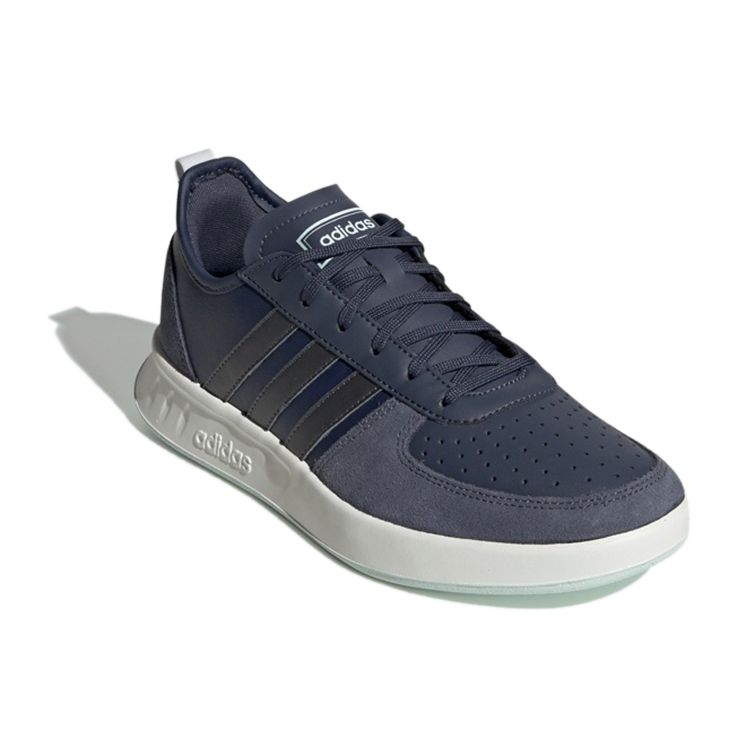 adidas Кроссовки Court 80s Прочные Нескользящие Низкие Спортивные Теннисные Женские Кроссовки Синие EE9834