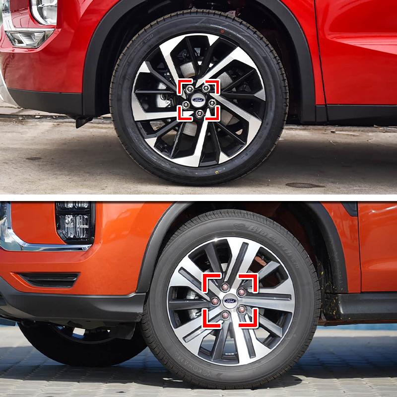 4Pcs 56/60/65mm ABS Wheel Center Hub Cap Badge Emblem For Ford Focus Fiesta Mondeo Fusion Explorer Kuga Auto Tuning Accessories