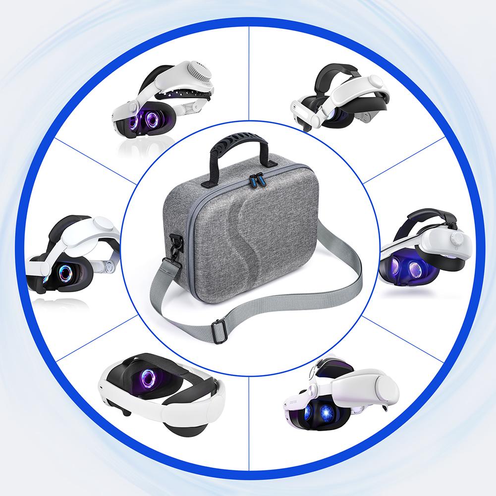 Портативная ручная сумка через плечо для VR-очков, сумка для путешествий, совместимая с аксессуарами для VR-очков Meta Quest 3S