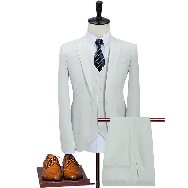 Мужской модный деловой повседневный костюм для работы, собеседований и свадеб