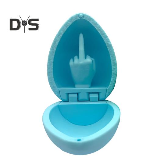 3D-печатная игрушка в виде яйца со средним пальцем, красочное пасхальное яйцо со средним пальцем внутри, украшение для домашнего офиса, настольный орнамент, розыгрыш, подарок