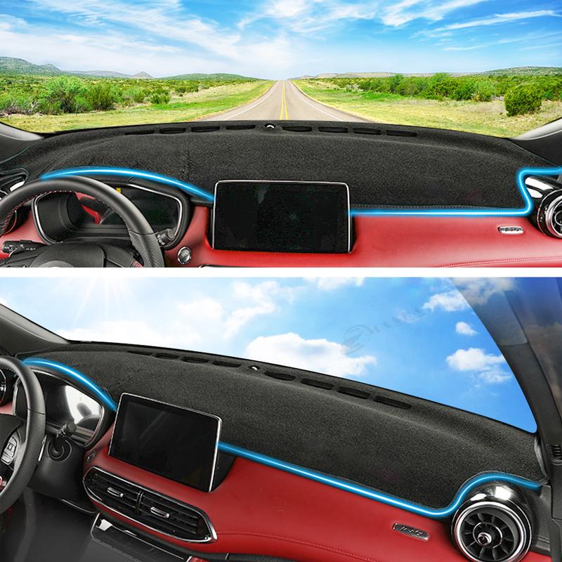 Car Dashboard Cover For MG HS EHS PHEV 2018 Pad Dash Mat SunShade Carpet Accessories Nonslip Mesh Protector