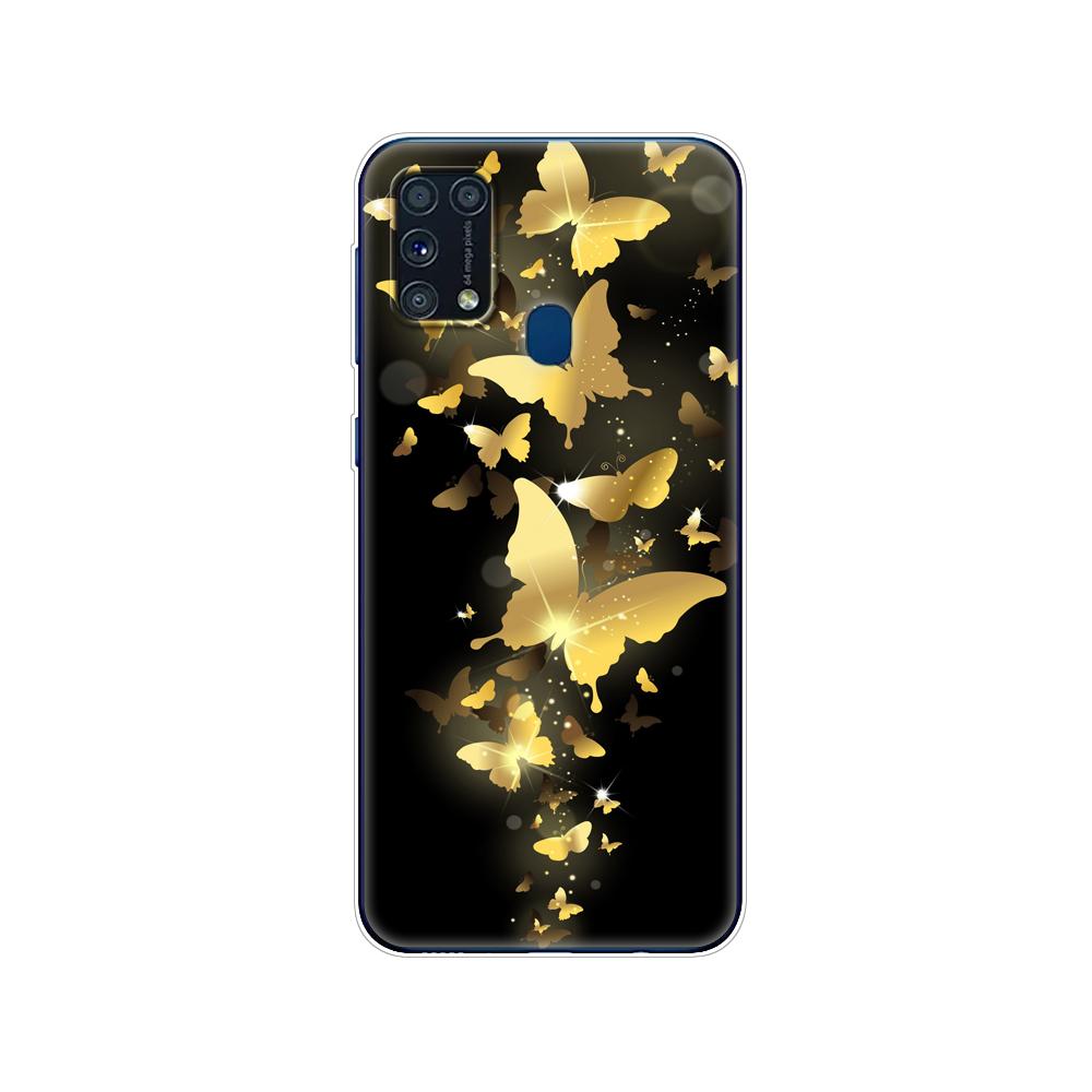Чехол для Samsung M31, 6,4 дюйма, мягкий силиконовый чехол из ТПУ для Samsung Galaxy M31 M 31 SM-M315FZBVSER m315, задняя панель телефона, бампер, чехол