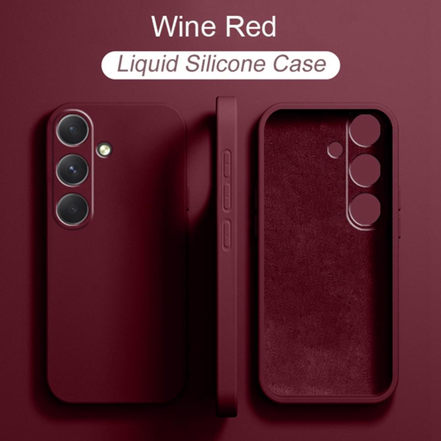 10 Colors Luxury Liquid Silicone Phone Case Cover for Samsung Galaxy S25 S25+ S24 FE Ultra A06 A16 A26 A36 A56 5G A05 A05S A15 A25 A35 A55