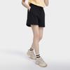 Fila American Series Solid Color Drawstring Straight Leg Knitted Shorts Women Shorts Black F11W329607FBK