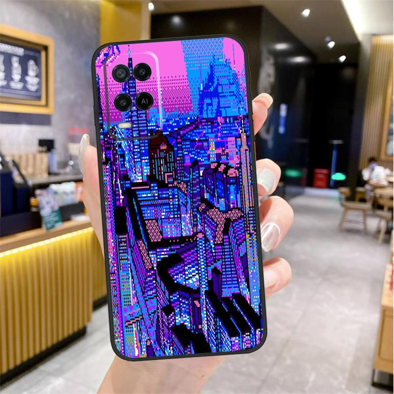 ART PIXEL ЭСТЕТИКА ИНДИ ГИК Чехол Для Oppo A5 Pro A15 A17 A57 A77 A60 A80 A40 A18 A38 A58 A78 A98 A96 A76 A16 A94 A74 A54