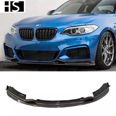 Передний спойлер/накладка BMW 2 серии F22 F23 в 3D стиле из углеродного волокна.