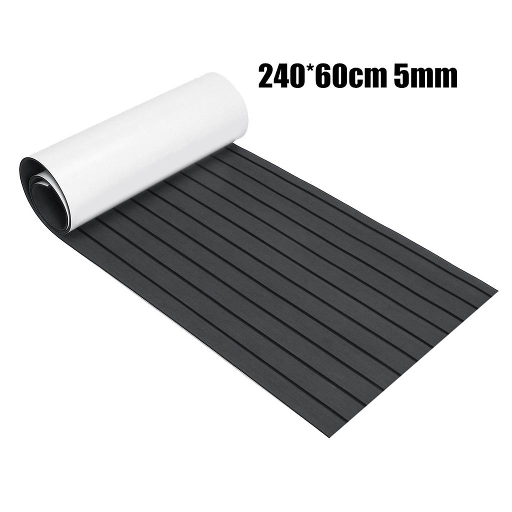Self-Adhesive Foam Teak Decking EVA Foam Marine Flooring Faux Boat Decking Sheet Accessories Marine 600x2400x5mm
