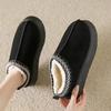 Women Boots 2024 Women's Wool Home Shoes Platform Wool Slippers Winter Warm Female Sheepskin Boots EUR 36-41