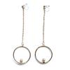 Earrings for Women Popular Earring Style Gold Silver Hoop Cute Stylish Swinging Long Chain Pearl Earrings Resin Earrings Miyabi Grace Miyabi Grace