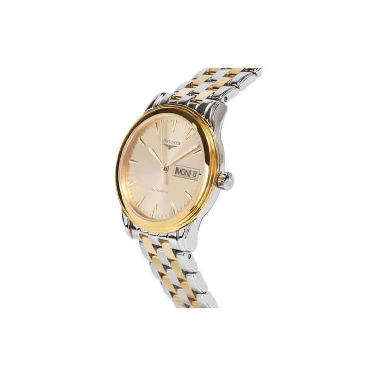 Longines Flagship Automatic Mechanical Movement Calendar Display Watch Men watches Gold Steel L4.799.3.32.7