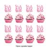 Its A Boy Girl Cake Topper Pink Blue Cupcake Toppers Food Pick Flag for Baby Shower Kids Birthday Gender Reveal Party Decoration