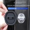80Pcs Door Handle Cover Silicone Car Door Mute Damping Cushion Door Lock Buckle Anti-collision Cover Car Door Lock Latches Cover