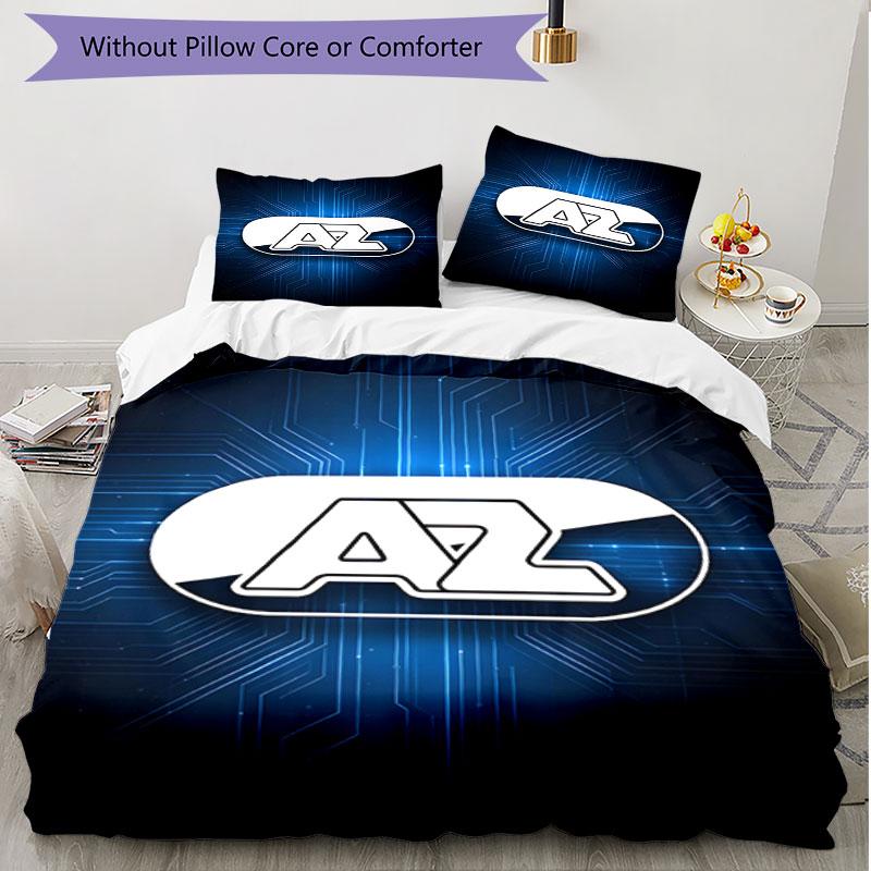 3pcs Duvet Cover Set (1*Duvet Cover + 2*Pillowcase, Without Core), AZ Alkmaar Print Soft All‑Season Bedding Set, Home Bedroom Decor Gift