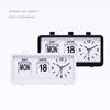 Электронный ручной перекидной календарь-часы Дата Неделя Настольный дисплей Механический будильник Многофункциональный Винтажный