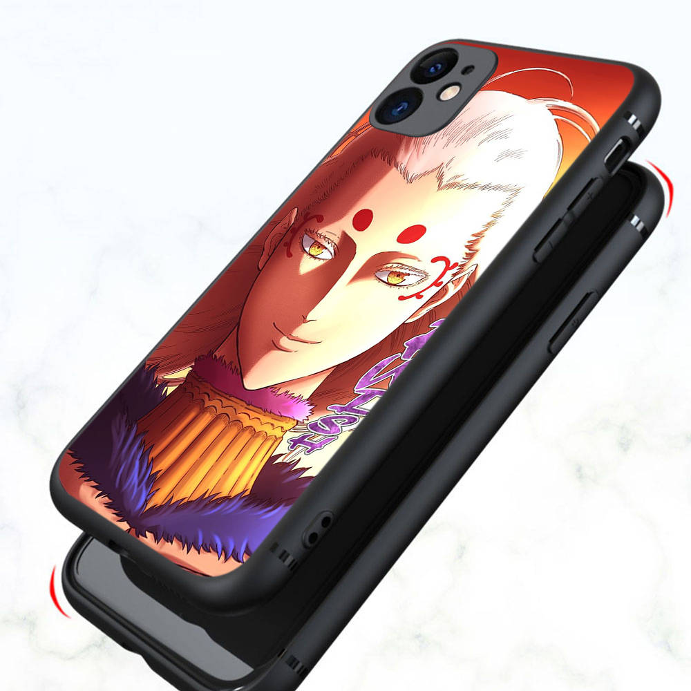 Чехол DT51 Black Clover Anime для Xiaomi Poco X6 X4 M5 M6 F5 F6 C65 C55 C50 C51 C40 Redmi Note 7 8 14C A3X 13C 12C 11 10A 9C Pro Black Sofe Cover