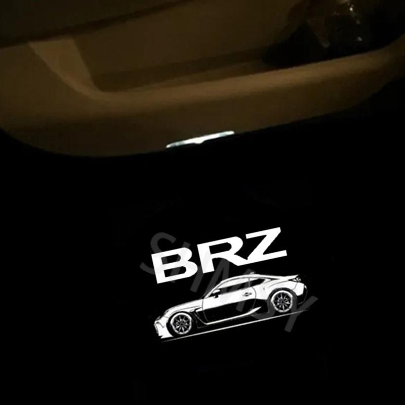 2Pcs LED Car Door Welcome Lights Projector Courtesy Lamp Styling Accessories For BRZ 2012 - 2015 2016 2017 2021 2022 2023 2024