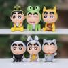 Trendy Japanese Cartoon Figurines: Cute Panda, Frog, Cat Dolls for Desktop Decoration