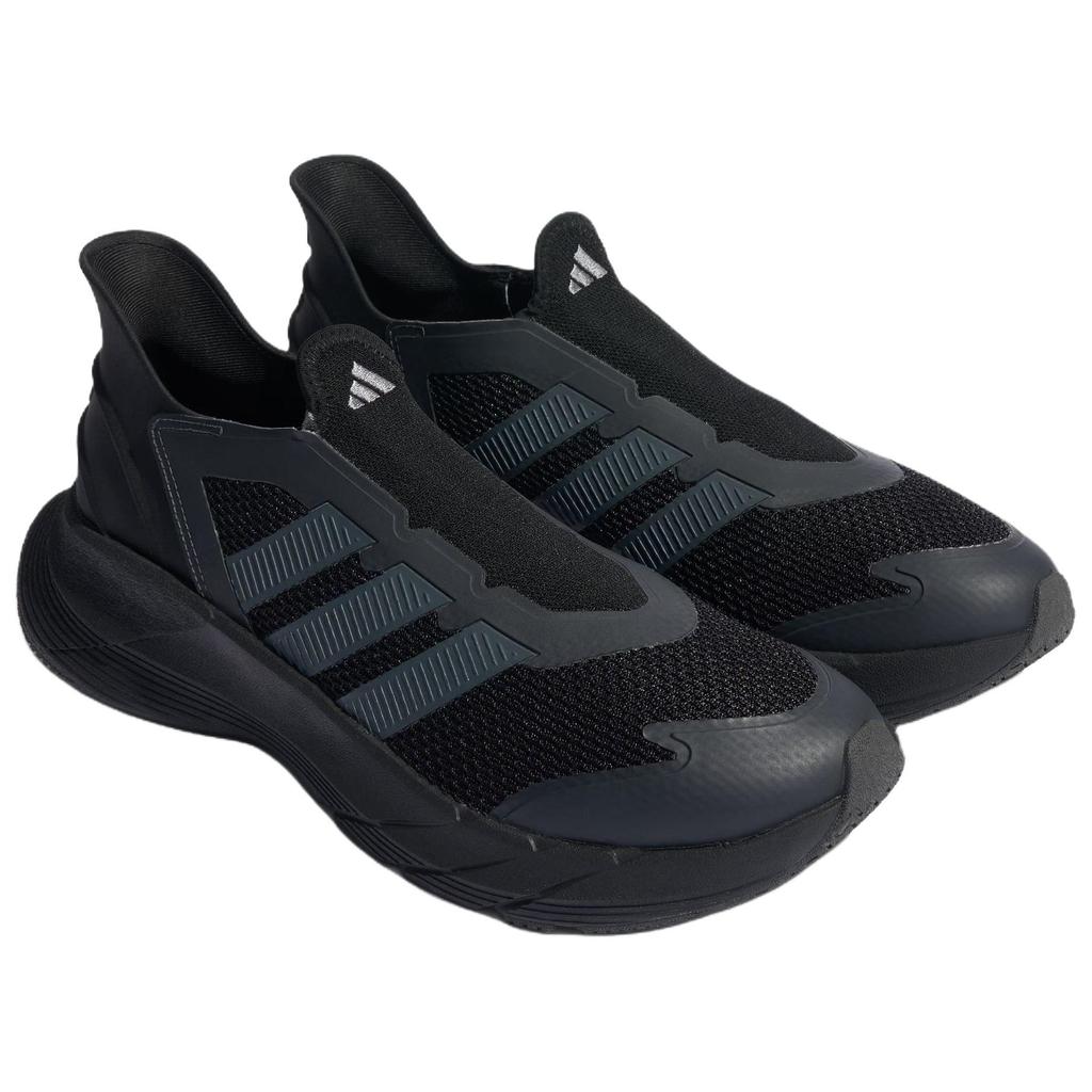 Adidas Нескользящие Износостойкие Кроссовки с Низким Верхом для Бега Унисекс Черно-Серые Кроссовки JQ7580