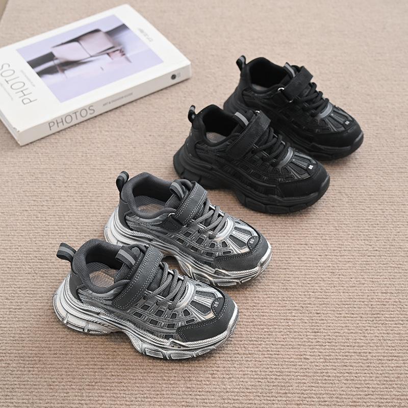 Children's sports shoes, new spring and autumn models, girls' dad shoes, breathable boys' casual running shoes, trendy brand for toddlers