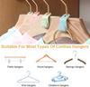 20PCS Wardrobe Hanger Hooks Organizer Connect Multifunction Cascading Plastic Bedroom Wardrobe Storage Space Saving Coat Hook