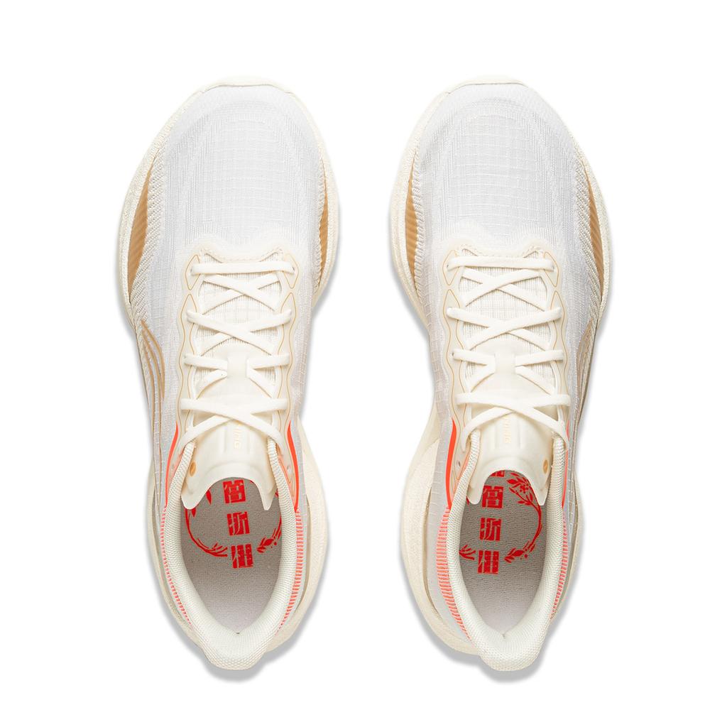 Li Ning Ultra Light 22 Chan Gong Zhe Gui Competition Lightweight Cushioning Running Shoes Women Sneakers Standard-White ARBV002-58