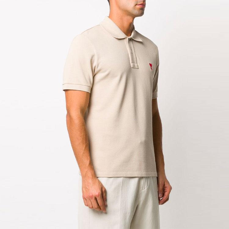 AMIPARIS Красное Сердце Удобная Модная Футболка Поло с Коротким Рукавом Мужские Топы E21HJ207760-250