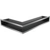 Vent Cover LUFT Corner Right 40x60x9 Polished Slim