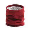Fashion Stripe Plush Thicken Warm Winter Ring Scarf Women Men Knitted Full Face Mask Snood Neck Scarves Bufanda Muffler
