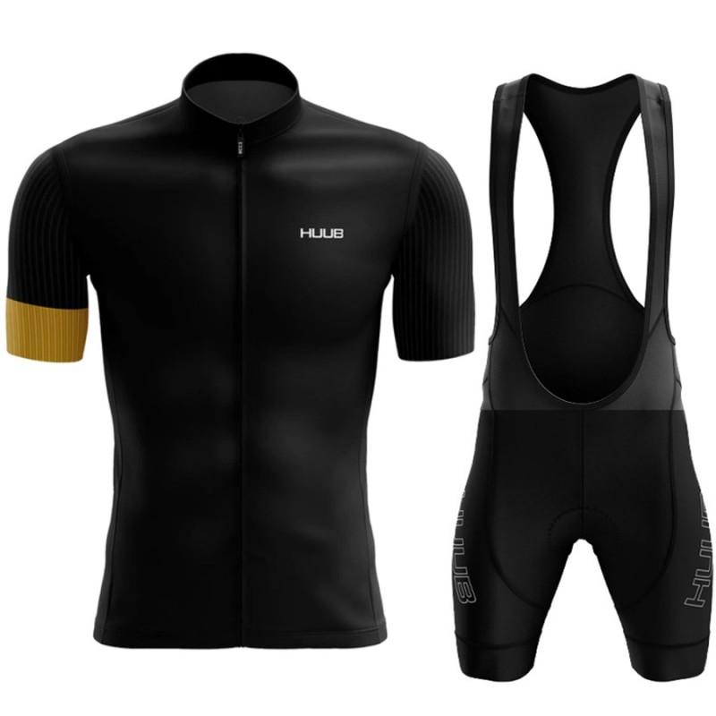 HUUB Mens Cycling Jersey Shorts Set - Quick Dry Performance Bike Apparel Road