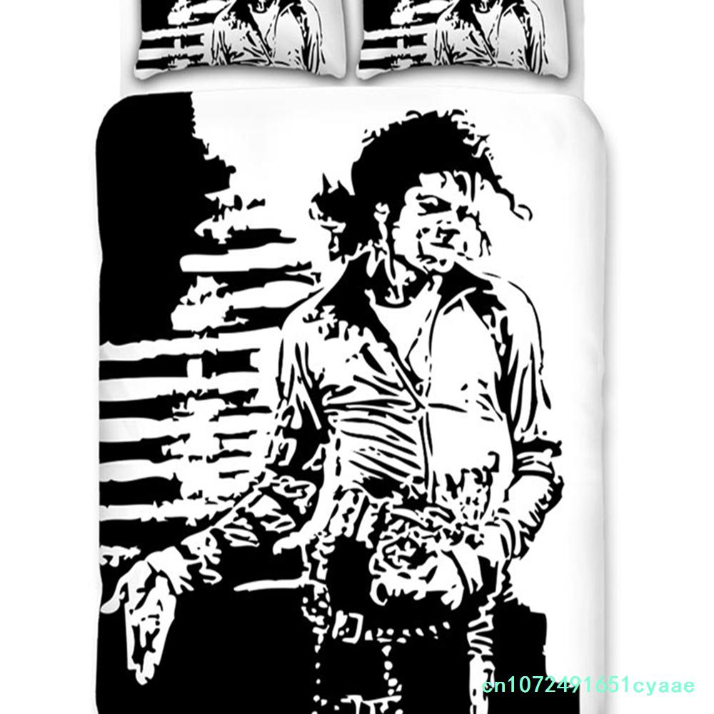 Michael Jackson 3D Bedding Set Duvet Covers Pillowcases Cartoon Michael Jackson Comforter Bedding Sets Bedclothes Duvet Cover
