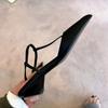 New Brand Shoes for Women Sexy Pointed Toe Women's Sandals Comfortable Low Heel Trendy Sandal Simple Versatile Large Size 35-43