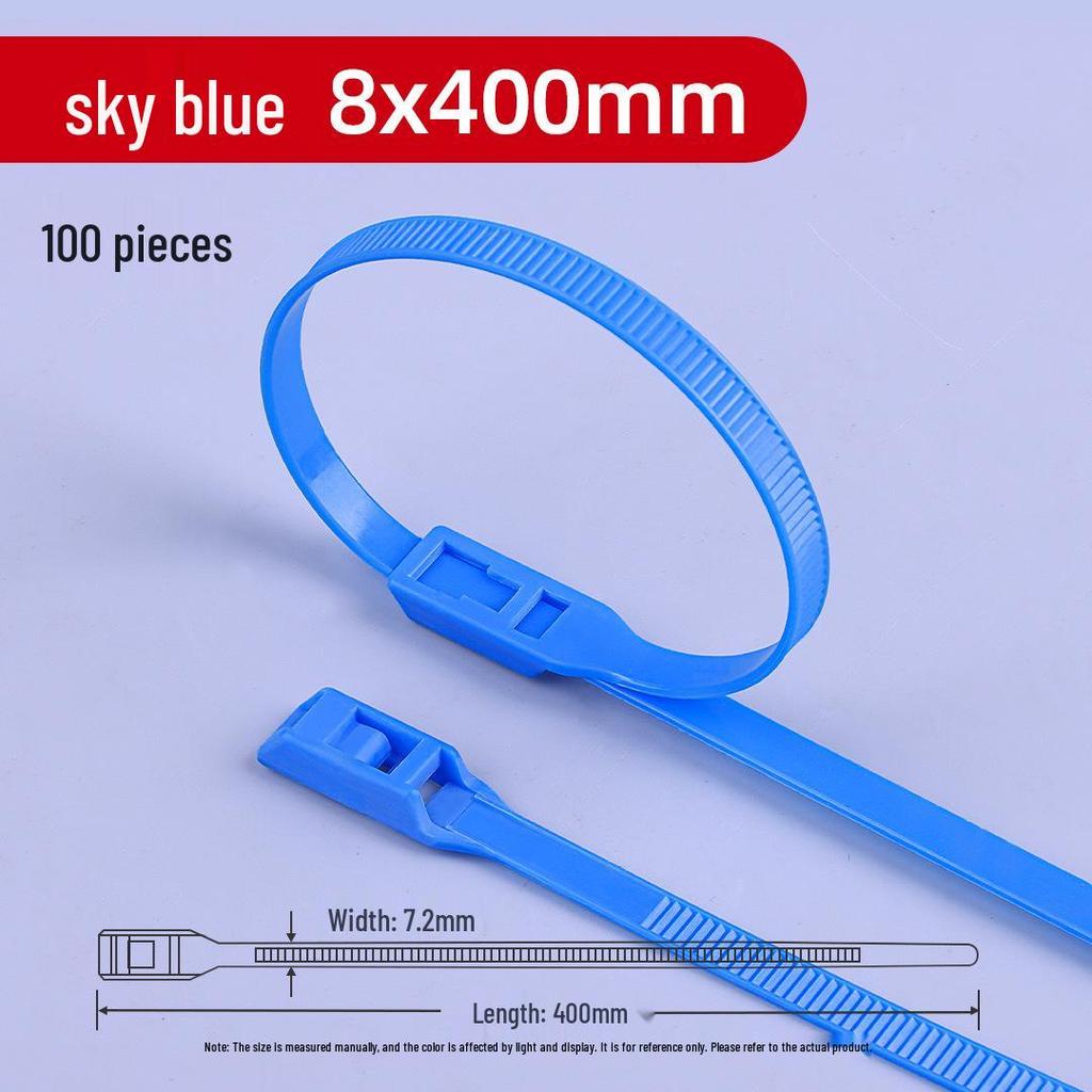 Нейлоновая самозатягивающаяся кабельная стяжка Naughty Castle для детского парка (8x350x400) - Особый цвет