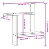 Wall Shelves 2 pcs White 50 x 12 x 50 cm Engineered Wood
