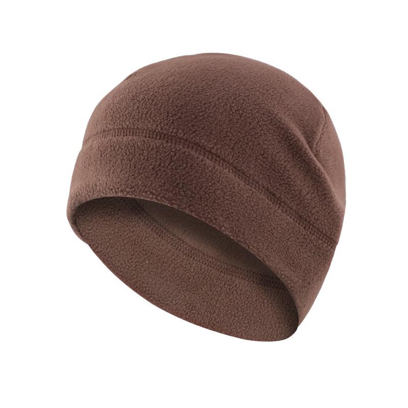 Winter Warm Fleece Beanie for Mountain Climbing, Cycling, Running & Skiing - Windproof Sports Hat