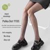 Women's Ultra-Thin 3D Polka Dot Black Stockings - Sexy, Snag-Resistant Spring & Summer Pantyhose