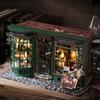Magic Shop DIY Wooden Dollhouse Miniature Doll House Kit with Furniture Roombox Retro Home Model Toy