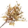 CV22198-4 Thistle Artificial Flowers Branch Complementary Bouquet Thistle Leaves Cemetery Decoration