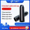 Screw Cap Heat Shrink End Cap with Adhesive Seal, Waterproof Dustproof Protective Sleeve for Cable Ends