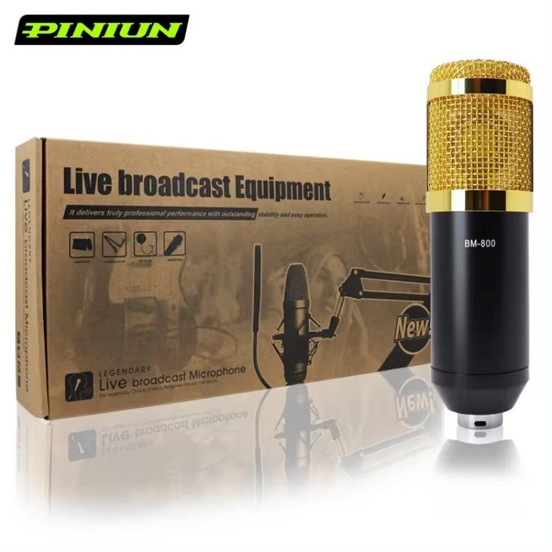 BM-800 Micro Studio Professionnel Sound Card Live Broadcast Micrfono Condenser Microphones