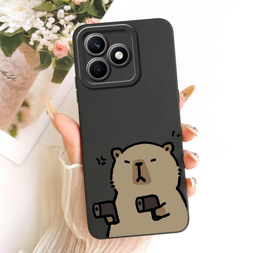 Чехол-обложка для Honor X8d Милый Kawaii Роскошный Модный Цветочный Рисунок Силиконовый Корпус Для Honor X8D