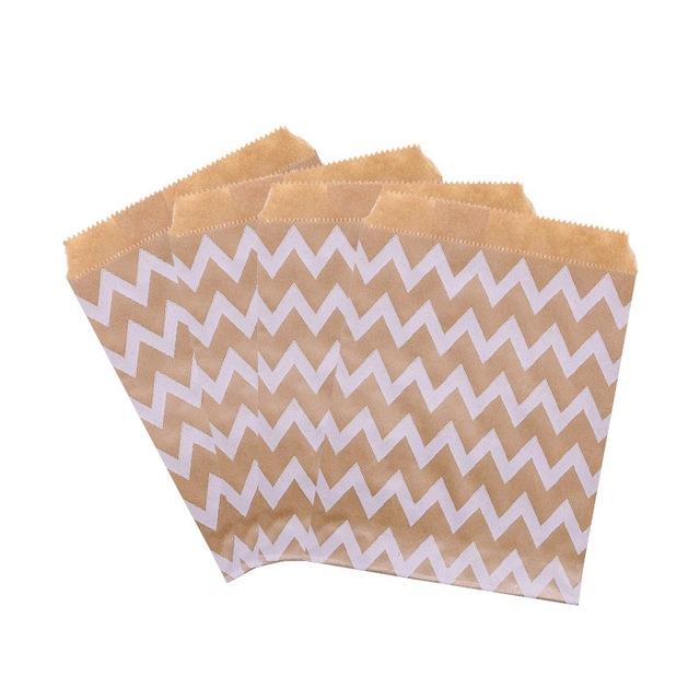 25 шт. пакеты для попкорна, крафт-бумажный мешок, конфеты, печенье, подарочная упаковка, мешок для выпечки, крафт-бумажные пакеты, подарочные пакеты