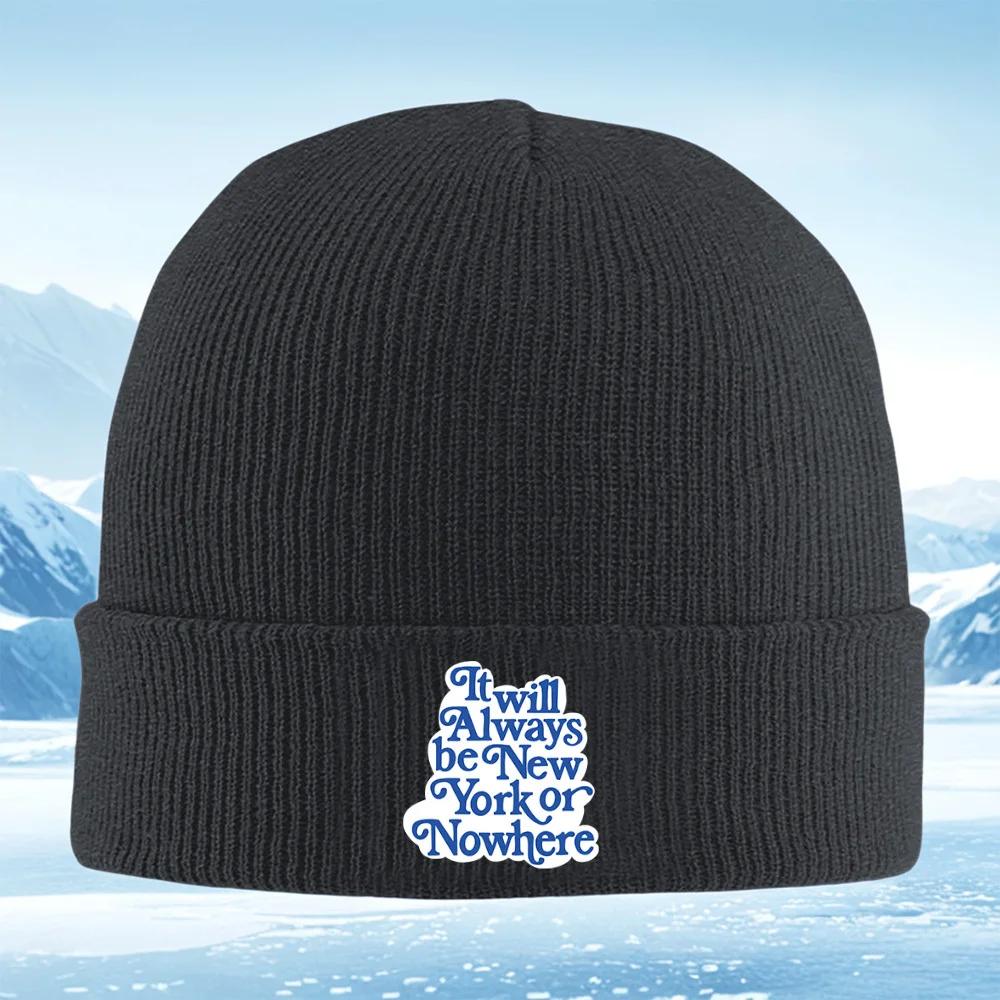 Always New YorkNowhere Else Unisex Women Unisex Knitted Hat Beanie Pullover Cap Winter Thermal Warm Christmas Outdoor Cycling Hiki