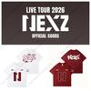Футболка NEXZ LIVE TOUR 2026 Футболка с принтом одинаковыми буквами K-pop Мода Унисекс Женская Летняя Удобная Хлопковая Футболка с коротким рукавом