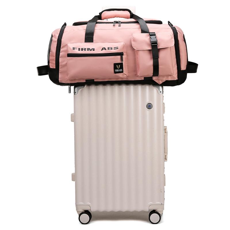 Многофункциональный дорожный рюкзак: Мужская и женская сумка большой вместимости для работы и фитнеса с отделением для сухого/мокрого белья