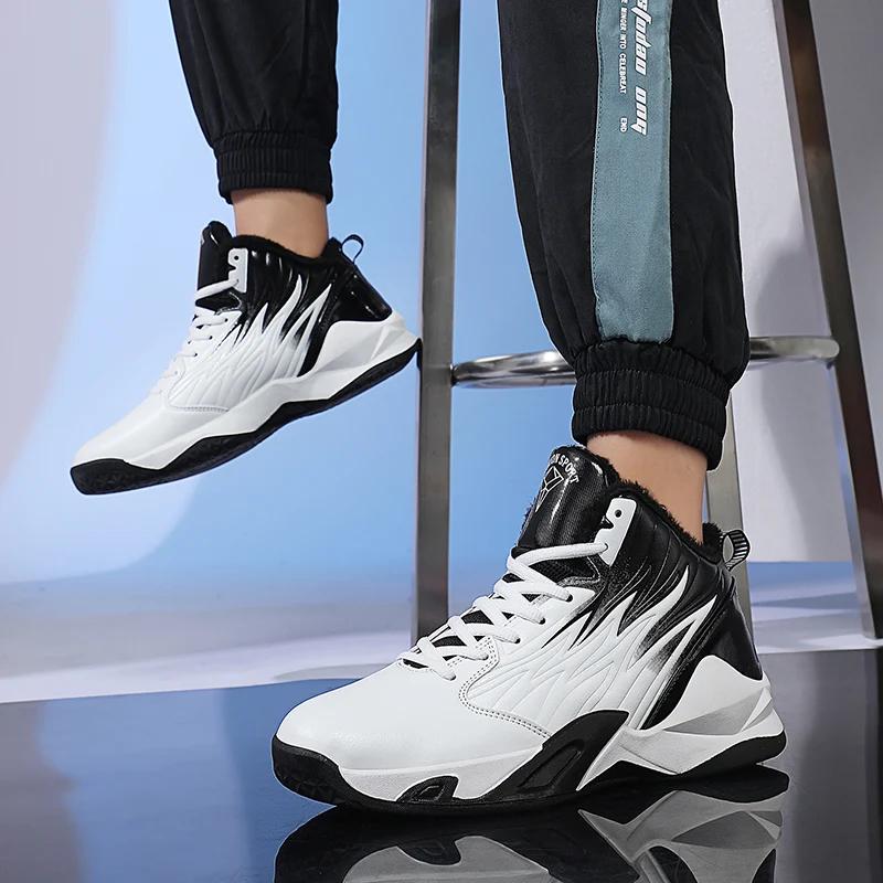 Fashion Men's Basketball Shoes Non-Slip Original Field Outdoor Sports Student Male Breathable Sneakers Training Athletic Basket Shoes