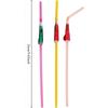 20/50/100pcs Umbrella Parasol Drinking Straws, Hawaiian Beach Cocktail Luau Party Decorations Supplies