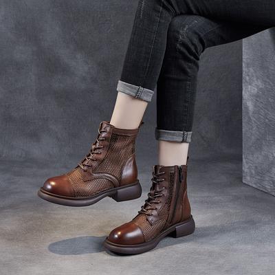 Короткие сапоги Винтажные женские сапоги Сандалии